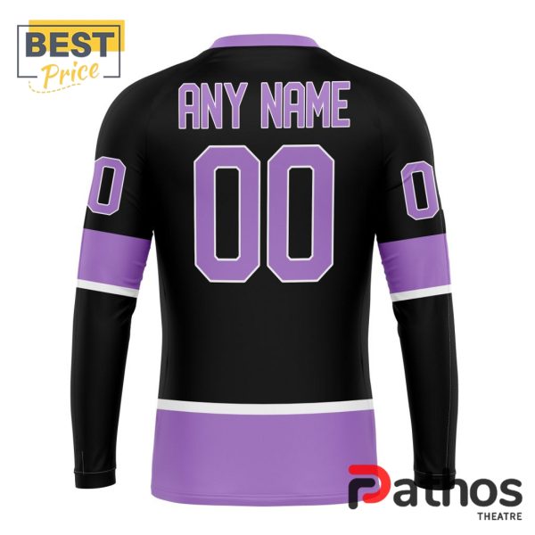 NHL Vegas Golden Knights Home In Lavender Hockey Fight Cancer Hoodie