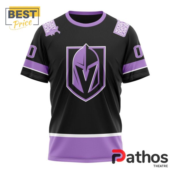 NHL Vegas Golden Knights Home In Lavender Hockey Fight Cancer Hoodie