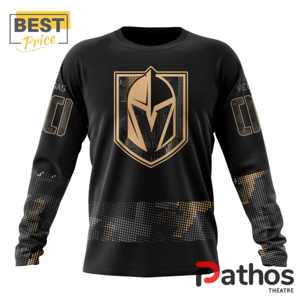 NHL Vegas Golden Knights Military Appreciation Design Hoodie