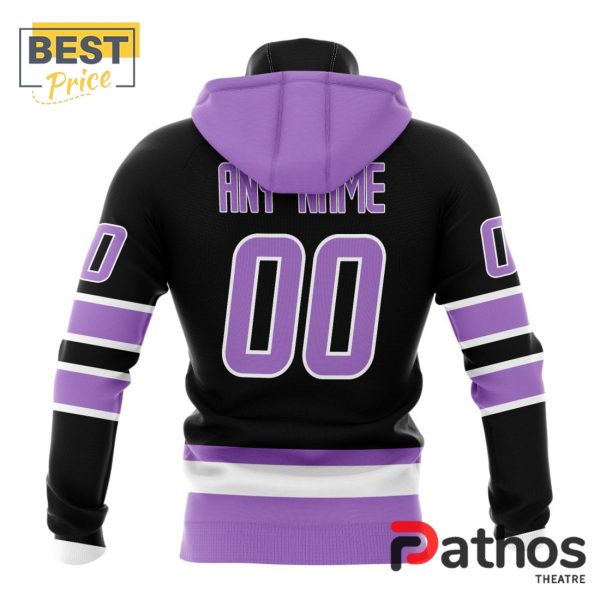 NHL Winnipeg Jets Home In Lavender Hockey Fight Cancer Hoodie