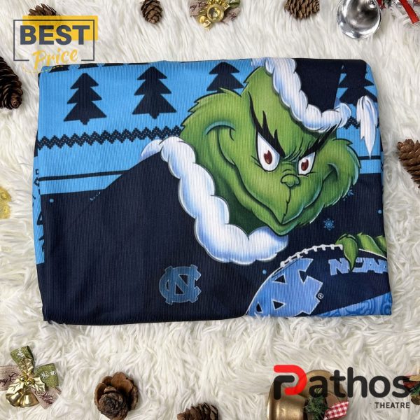 North Carolina Tar Heels x Grinch 2024 Christmas Ugly Sweater