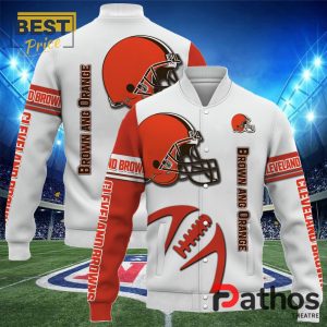 NFL Cleveland Browns Team Baseball Jacket