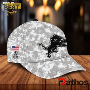 detroit lions camo 2024 salute to service hoodie jogger cap 5 zT79a