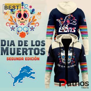 detroit lions 2024 nfl dia de los muertos hoodie jogger cap 1 zqpt8