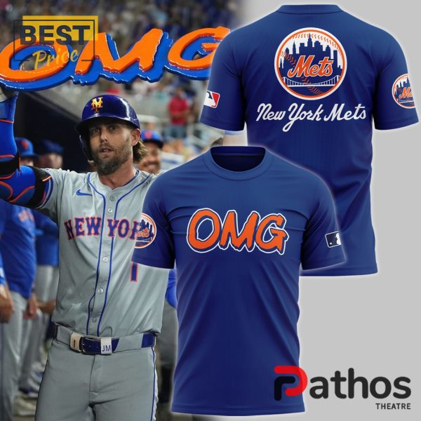 OMG New York Mets Blue Navy Shirt