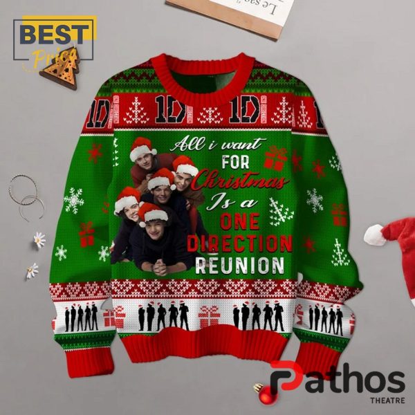 One Direction Reunion 2024 Christmas Ugly Sweater