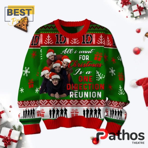 One Direction Reunion 2024 Christmas Ugly Sweater