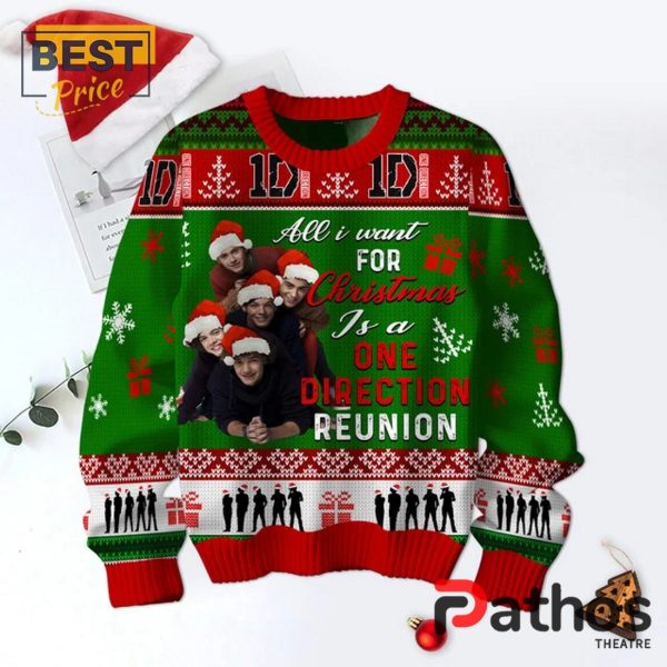 One Direction Reunion 2024 Christmas Ugly Sweater