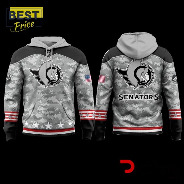 Ottawa Senators 2024 Military Appreciation Hoodie, Jogger, Cap