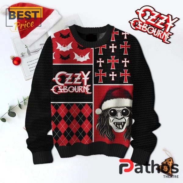 Ozzy Osbourne 2024 Christmas Ugly Sweater