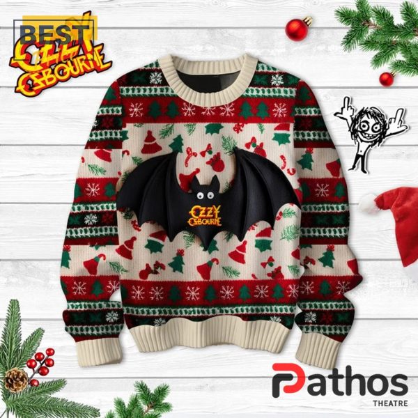 Ozzy Osbourne Christmas Ugly Sweater