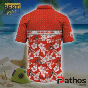 cleveland browns nfl palm leaves hawaiian shirt 3 G1U8A