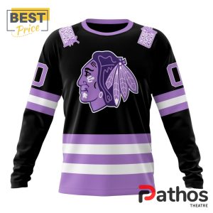 nhl chicago blackhawks home in lavender hockey fight cancer hoodie 6 gbhRb