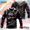 Personalized New York Giants NFL Skull Design Hoodie