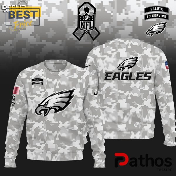 Philadelphia Eagles 2024 Salute to Service Hoodie