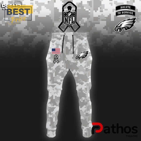 Philadelphia Eagles 2024 Salute to Service Hoodie, Jogger, Cap