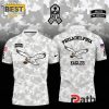 Philadelphia Eagles Camo 2024 Salute to Service Polo Shirt