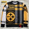 Pittsburgh Steelers 2024 Plaid Crew Neck Ugly Sweater