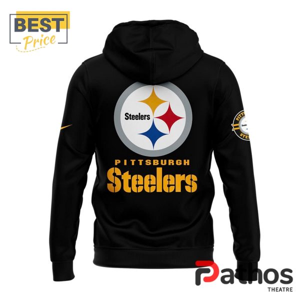 Pittsburgh Steelers Throwback 50th Anniversary Black Hoodie