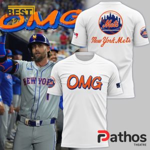 OMG New York Mets Blue White Shirt