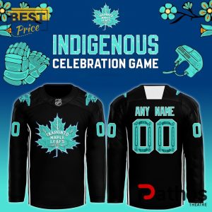 Custom Toronto Maple Leafs 2024 Indigenous Heritage Hockey Jersey