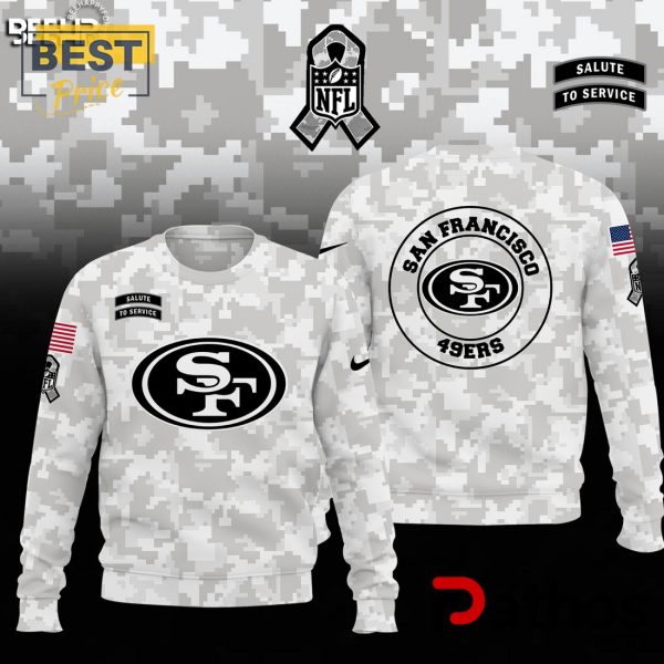 San Francisco 49ers Camo 2024 Salute to Service Hoodie