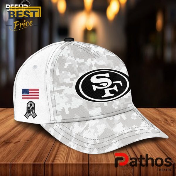 San Francisco 49ers Camo 2024 Salute to Service Hoodie, Jogger, Cap