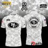 San Francisco 49ers Camo 2024 Salute to Service Polo Shirt