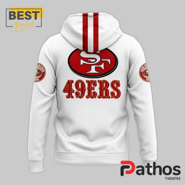 San Francisco 49ers Throwback White Hoodie