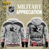 San Jose Sharks 2024 Military Appreciation Hoodie, Jogger, Cap