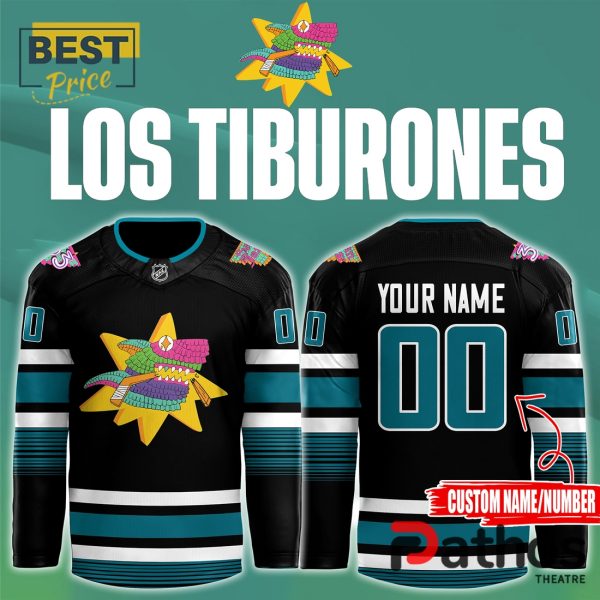 San Jose Sharks x Los Tibs Personalized 2024 Hockey Jersey