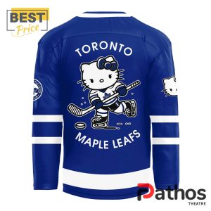 toronto maple leafs x hello kitty 50th anniversary blue hockey jersey 3 7DPlI