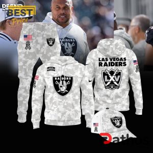 Las Vegas Raiders Camo 2024 Salute to Service Hoodie, Jogger, Cap