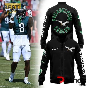 Philadelphia Eagles Alpha Industries X NFL Baseball Jacket