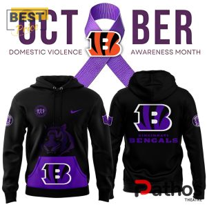 Cincinnati Bengals 2024 Domestic Violence Awareness Hoodie