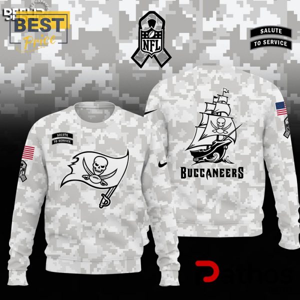 Tampa Bay Buccaneers Camo 2024 Salute to Service Hoodie