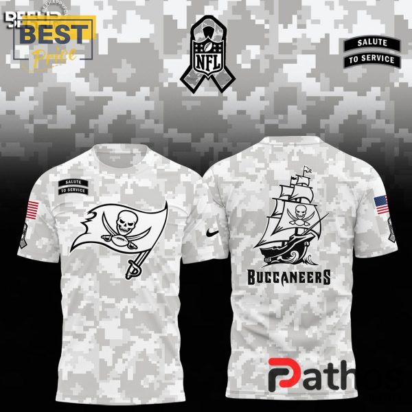 Tampa Bay Buccaneers Camo 2024 Salute to Service Hoodie