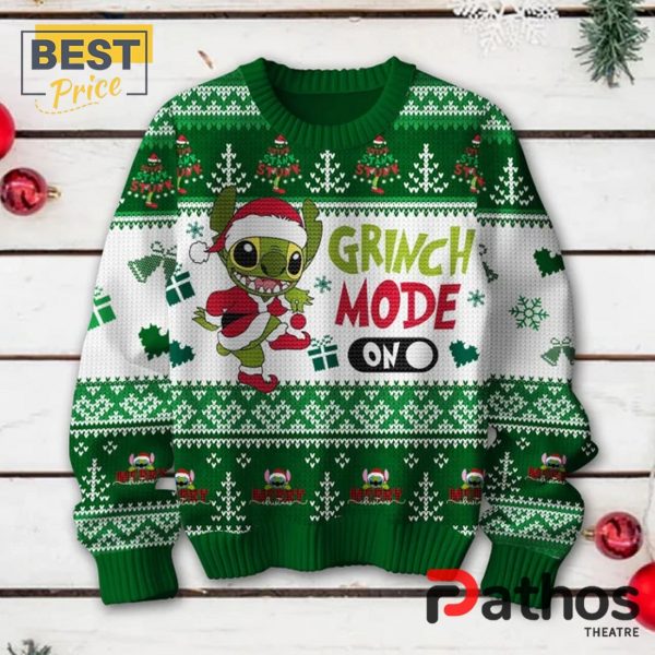 The Grinch Mode On 2024 Christmas Ugly Sweater