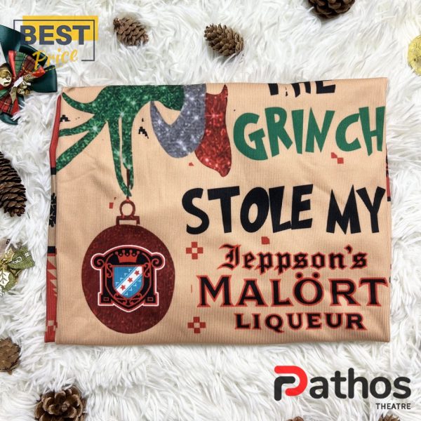 The Grinch Stole Jeppson Malort 2024 Christmas Sweater