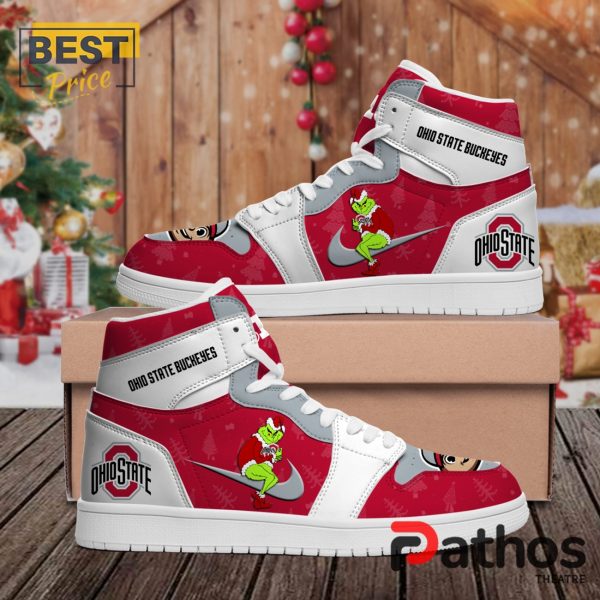 The Grinch x Ohio State Buckeyes Nike Air Jordan 1 Hightop