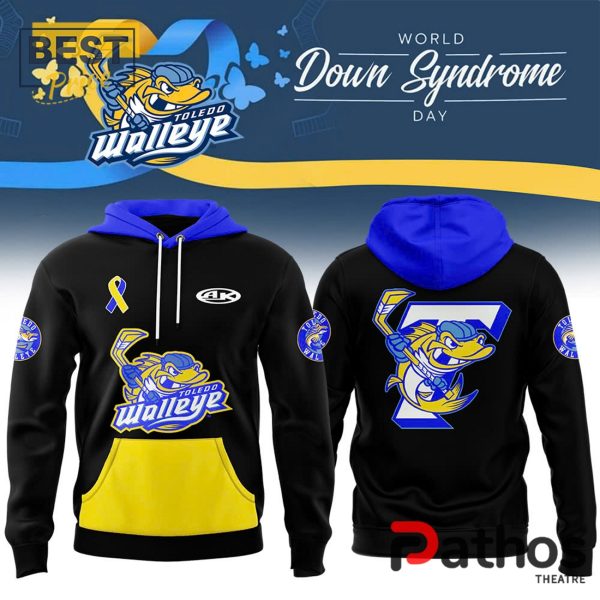 Toledo Walleye x Down Syndrome 2024 Pullover Hoodie