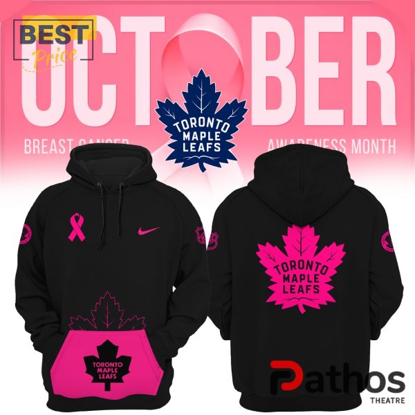 Toronto Maple Leafs Breast Cancer Awareness Zip Hoodie