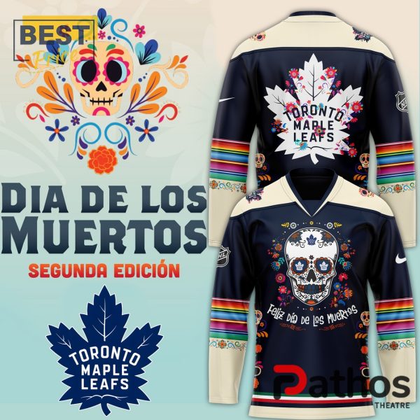 Toronto Maple Leafs Dia De Los Muertos Hockey Jersey