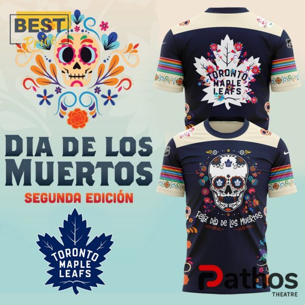 Toronto Maple Leafs Dia De Los Muertos Zip Hoodie