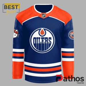 edmonton oilers x hello kitty 50th anniversary hockey jersey 2 5SPDj