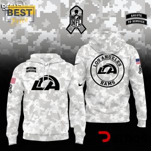 Los Angeles Rams Camo 2024 Salute to Service Hoodie