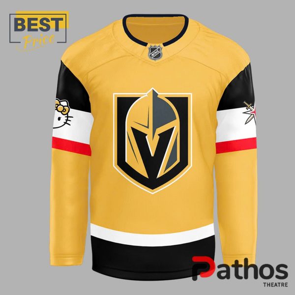 Vegas Golden Knights x Hello Kitty 50th Anniversary Hockey Jersey