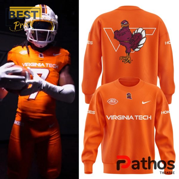 Virginia Tech 2024 Football Orange Sweatshirt