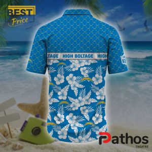 los angeles chargers nfl palm leaves hawaiian shirt 3 mJODY