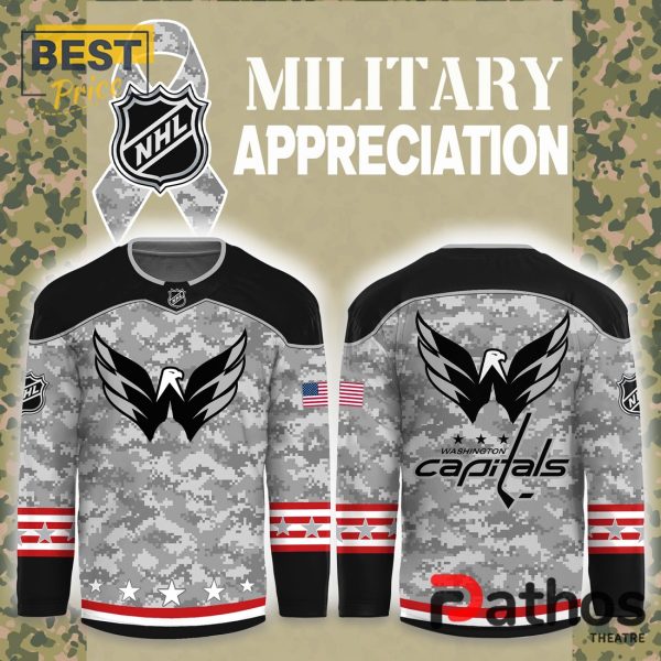 Washington Capitals 2024 Military Appreciation Hockey Jersey